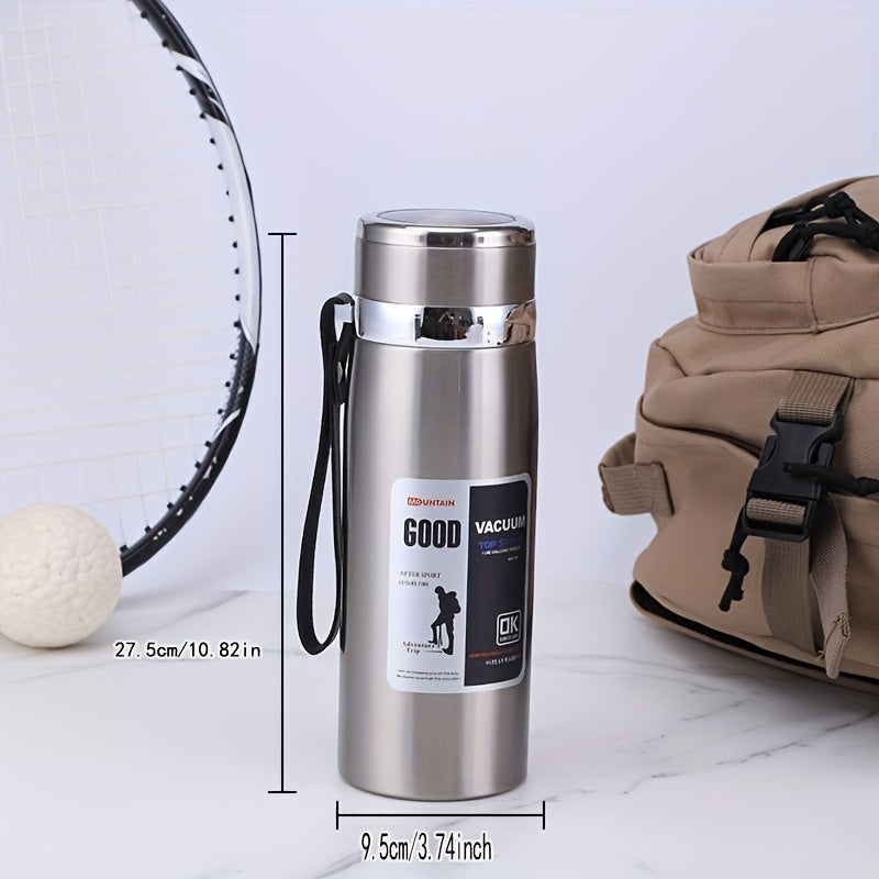 Insulated Water Bottle 33.81oz Large Capacity, 316 Stainless Steel Double-Wall Vacuum Flask with Leak-Proof Lid for Camping, Travel, Gym & Everyday Hydration