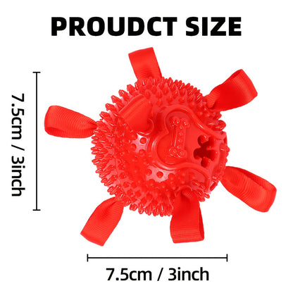 Chew-Resistant Dog Ball Toy for Fetch & Training – Durable Polo Balls for Golden Retrievers, Bulldogs, Shiba Inu, Corgi & Australian Shepherd, Self-Play & Obedience Exercise