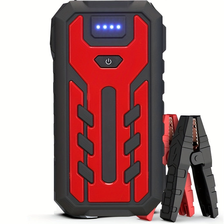 Portable Car Jump Starter 7-in-1 with 150PSI Air Compressor Digital Display Emergency Power Bank for Gas & Diesel Engines - Car Battery Booster Pack with Air Pump
