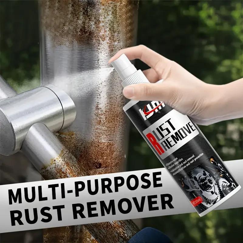 Multi-Purpose Rust Remover Spray for Car Wheels & Metal Surfaces, Fast-Acting Heavy-Duty Rust Dissolver & Decontamination Cleaner for Vehicles, Tools & Furniture