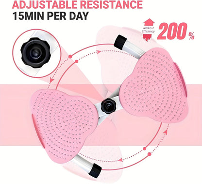 Waist Twisting Machine Ab Twister Board – 360° Noiseless Waist Twister Disc for Home Gym, 360 LBS Capacity, Digital Display Tracks Time, Reps & Calories, Includes Figure-8 Resistance Band