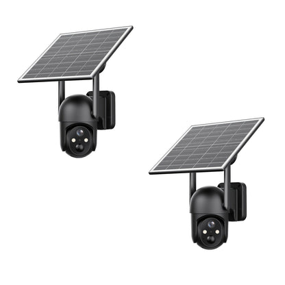 4G LTE Solar Security Camera Outdoor Wireless – No WiFi Needed, 4K Night Vision, 360° Live View, Two-Way Audio, Waterproof Trail Camera for Hunting, Farm, Ranch & Wildlife Monitoring