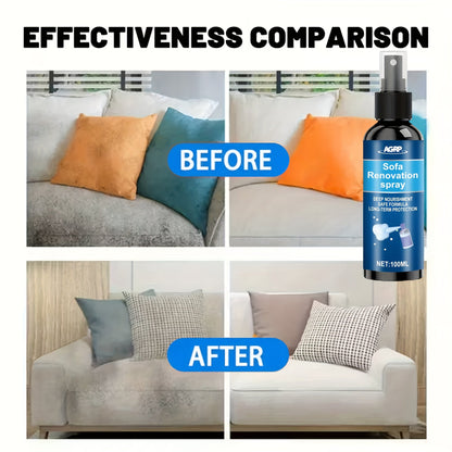 Car Interior Renovator & Restorer 100ml – Multi-Purpose Cleaner for Plastic, Fabric, Seats & Dashboard, Long-Lasting Protection with Applicator Sponge