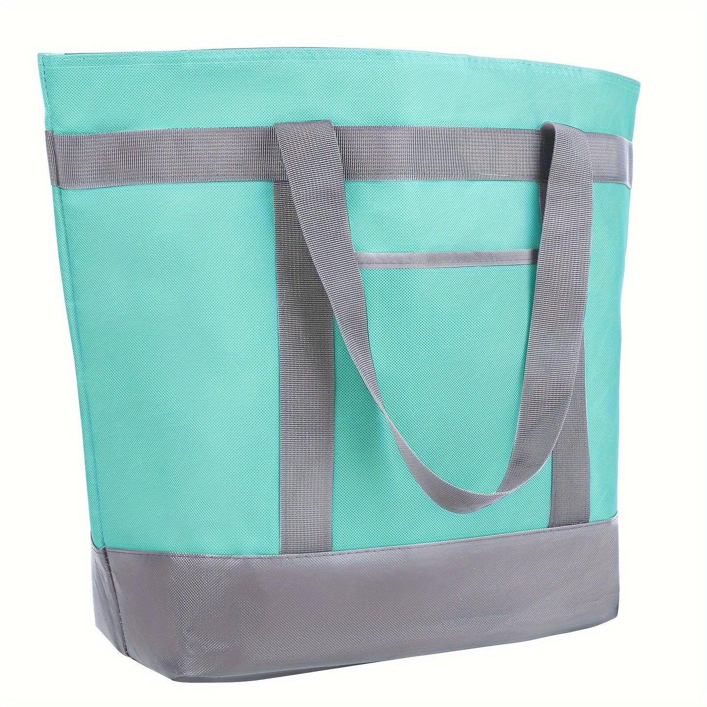 Insulated Reusable Grocery Tote Bag XXLarge 10.3 Gal – Thermal Cooler Bag for Food Delivery, Doordash, Grubhub, Grocery Shopping, Travel, Beach & Picnic, Oxford Cloth, 5 Colors