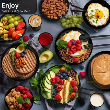 Wheat Straw Dinnerware Set 16 or 32 Piece Unbreakable Lightweight Dish Set with Dinner Plates Dessert Plates Bowls and Cups Dishwasher Microwave Safe Modern Kitchen Tableware Gift for Thanksgiving Christmas