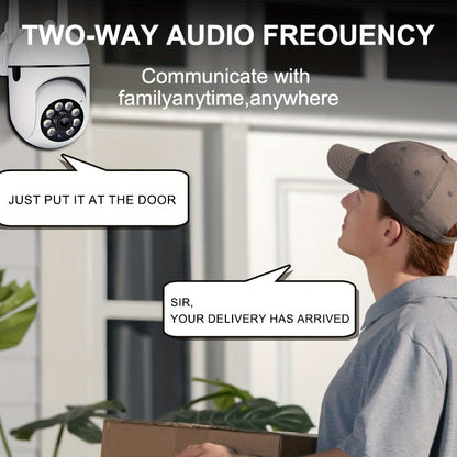 4-Pack Y05S 1080P 5G WiFi Security Camera – AI Motion Tracking 360° PTZ Color Night Vision Two-Way Audio Spotlight & Alarm IP54, Cloud & SD Card Storage, Indoor Outdoor Home Security Monitoring