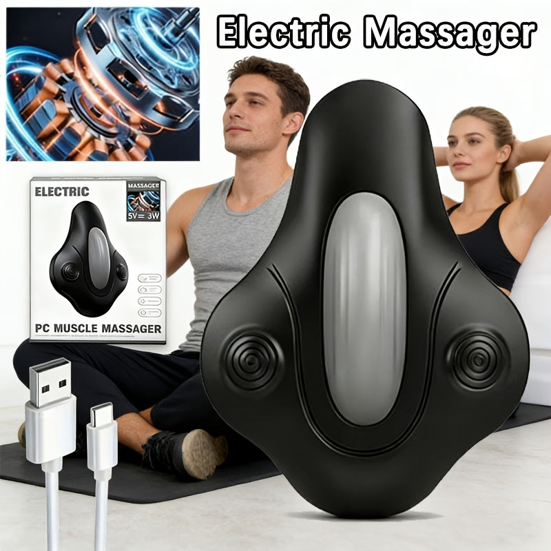 Electric Pelvic Floor Trainer – Cordless Kegel Cushion Device with 6 Vibration Modes for Pelvic Floor Exercises & Muscle Relaxation, Quiet Rechargeable Fitness Equipment for Men & Women at Home