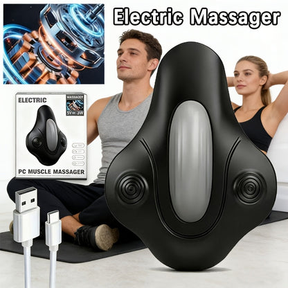 Electric Pelvic Floor Trainer – Cordless Kegel Cushion Device with 6 Vibration Modes for Pelvic Floor Exercises & Muscle Relaxation, Quiet Rechargeable Fitness Equipment for Men & Women at Home