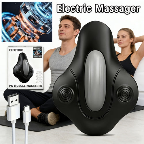 Electric Pelvic Floor Trainer – Cordless Kegel Cushion Device with 6 Vibration Modes for Pelvic Floor Exercises & Muscle Relaxation, Quiet Rechargeable Fitness Equipment for Men & Women at Home