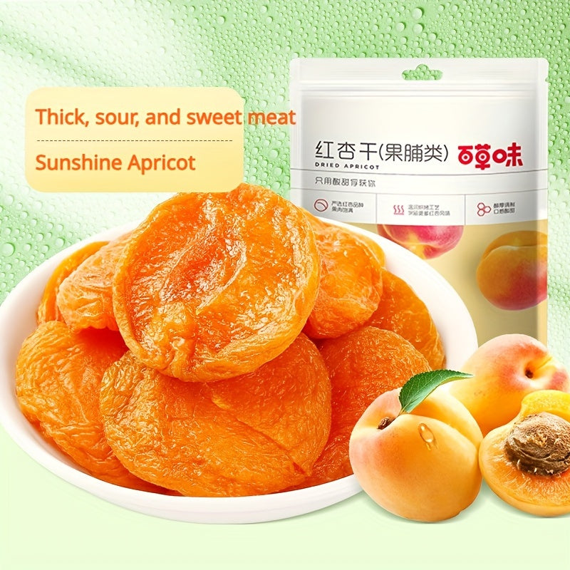 Dried Apricots Snack 3 Bags Pack Natural Tropical Dried Fruit Healthy Sweet Snack Ready-to-Eat Vegan Gluten-Free Gift
