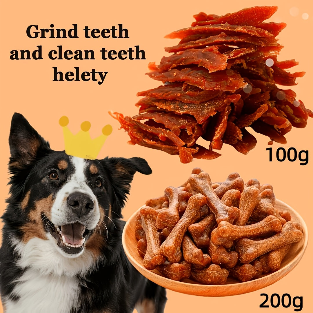 High Protein Dog Treats Chicken Duck Jerky Grain-Free Training Rewards Sausage Dental Health Low Fat Easily Digestible Medium Large Breeds Gift Box Multi-Flavor Sets