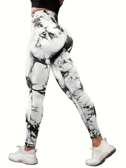 5 Pack Women's High Waisted Leggings with Tummy Control – Soft Stretchy Athletic Pants for Yoga, Running & Workout, Sizes S-L, 3 Multicolor Sets