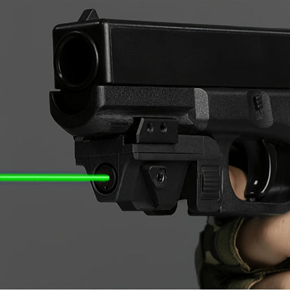 Green Dot Laser Sight USB Rechargeable – Picatinny Rail Mount with Strobe Mode, 5mW Class IIIA, Compact Lightweight for Pistols & Rifles, 21mm Rail, 2.5hr Battery Life