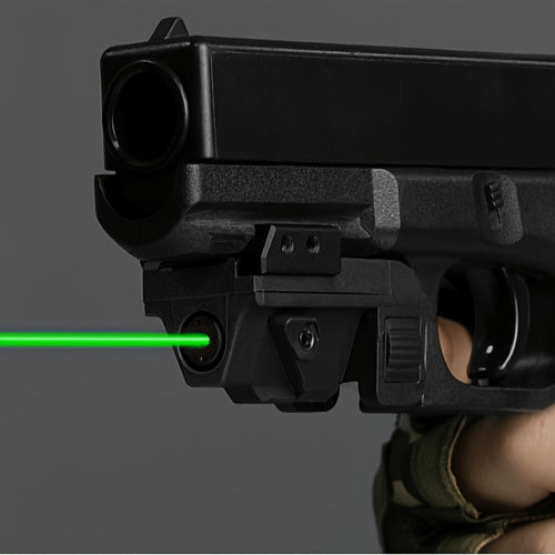 Green Dot Laser Sight USB Rechargeable – Picatinny Rail Mount with Strobe Mode, 5mW Class IIIA, Compact Lightweight for Pistols & Rifles, 21mm Rail, 2.5hr Battery Life