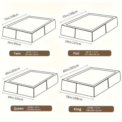 European Embossed Soft Bed Sheet Deep Pocket All Season | Super Soft Machine Washable Mattress Cover | Twin Full Queen King Bedding | Warm Breathable Fitted Sheet | White Gray Khaki Blue Green