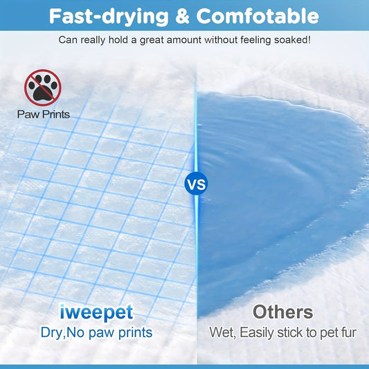 XXXL Dog Pee Pads Extra Large 8-Layer Super Absorbent Leak-Proof – Disposable Puppy Potty Pads for Cars Cages Sofas, Multiple Sizes 31x47 32x36 57x31 Inches