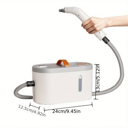 Handheld Steam Cleaner 4.4Bar High-Power Fast Heating 6 Multifunctional Heads 47oz Large Tank Dual Safety for Kitchen Sofa Floor Bathroom Car Refrigerator Air Conditioner