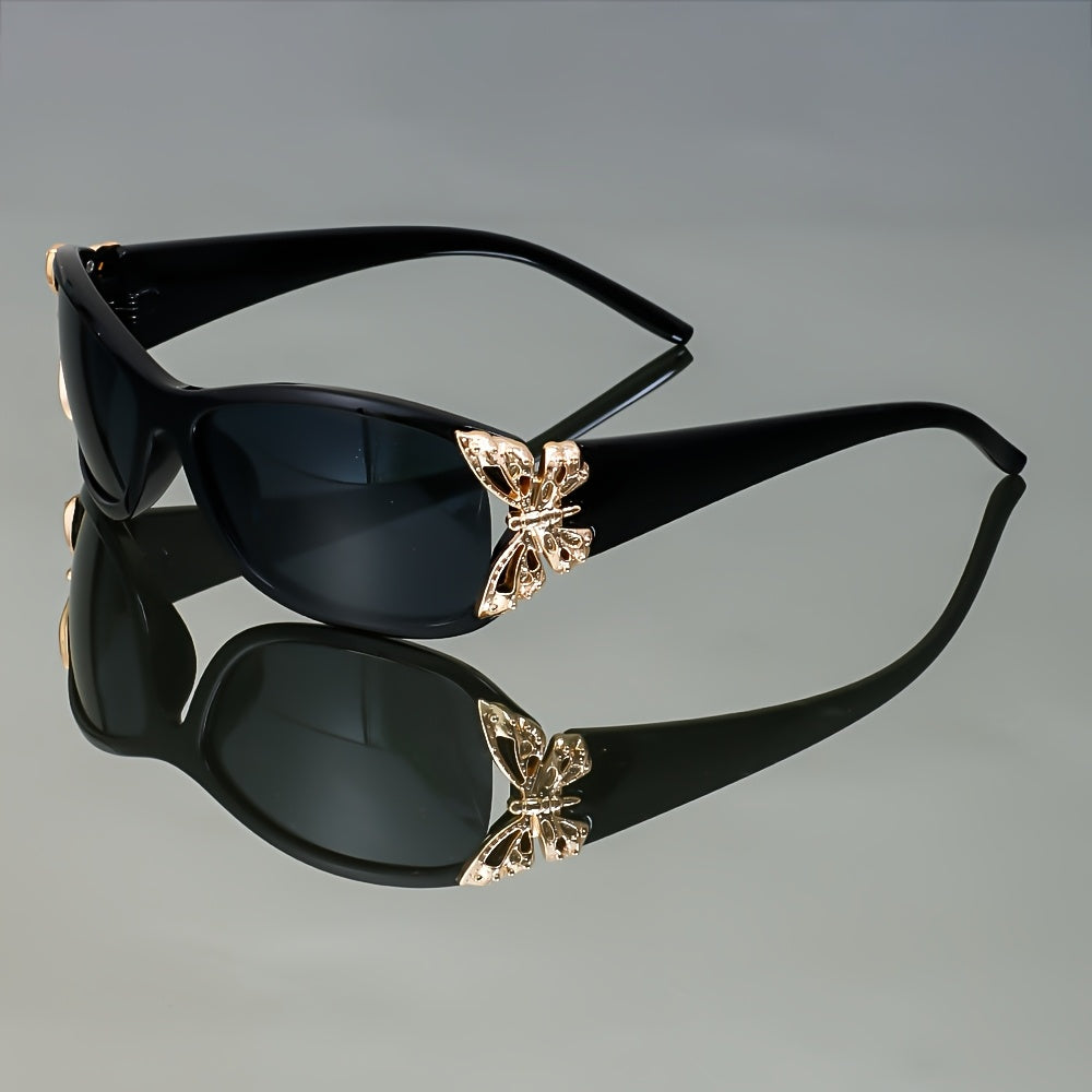 Butterfly Gradient Color Fashion Glasses for Women & Men – High-End Trendy Casual Eyewear, Multifunctional Stylish Sunglasses for Daily Wear & Outdoor Use