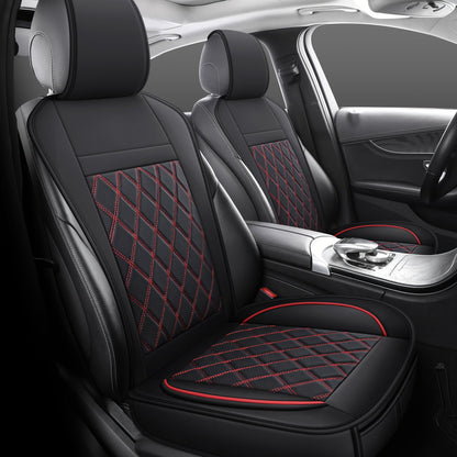 Universal Front Car Seat Covers 2-Pack Full Surround High-Back Bucket Seat Protector Anti-Slip Easy Install for Cars SUVs Trucks - Multiple Colors & Styles