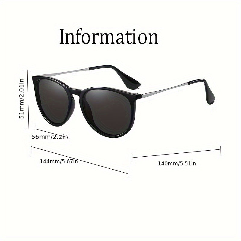 Women's Polarized Ellipse Sunglasses UV400 Gradient Tint Fashion Driving Shades 6 Colors Classic Frame 4171
