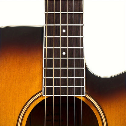 Acoustic Guitar Strings Set – Bronze Finish, Hexagonal Core, .010 Gauge Hard Tension, Uncoated Plain Winding for Full-Bodied Rich Tone & Long-Lasting Durability