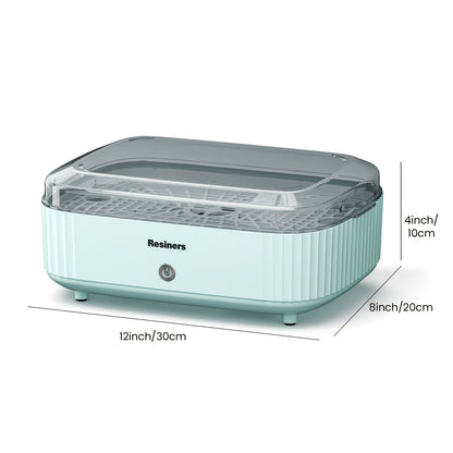 UV Resin Curing Machine with Large Tray & Auto 2-Hour Timer - Air Curing Station for Resin Art, Jewelry Casting & Crafts, Resin Dryer for Beginners & Artists, Mint Green