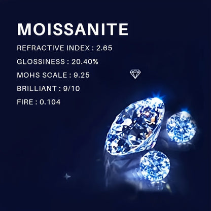 2 Carat Oval Moissanite Engagement Ring S925 Sterling Silver Bohemian Cross Goose Egg Design Hypoallergenic Elegant Wedding Anniversary Gift Ring for Women