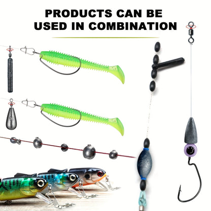 Fishing Lure Kit 306PCS & 84PCS – Complete Tackle Box with Hooks, Sinkers, Bobbers, Jigs, Beads, Swivels & Snaps | Freshwater Fishing Accessories Set for Bass Trout Carp