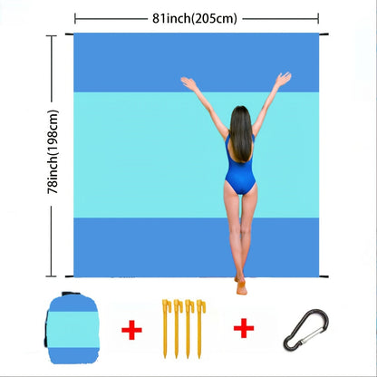 Sandproof Beach Blanket Oversized Up to 108x120 Inches – Quick Dry Lightweight Sand Free Mat for Beach Camping Picnic Travel, 8 Styles, Fits 2-10 Adults