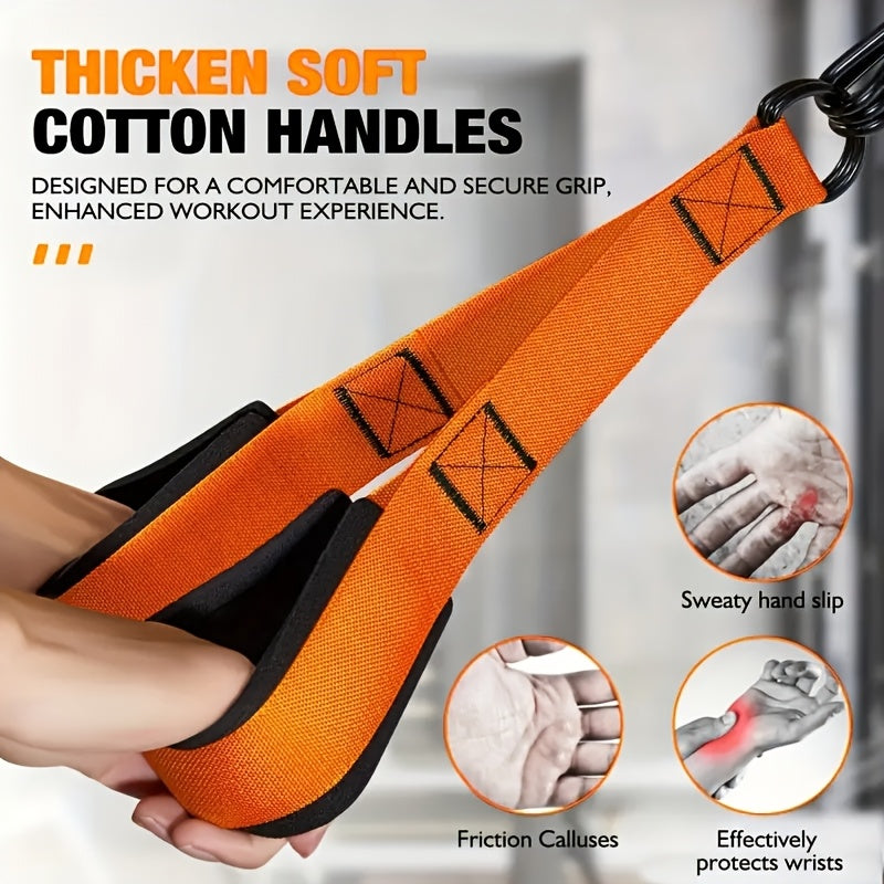 Resistance Bands Set 5pcs Heavy-Duty Latex 225 LBS Capacity – Home Gym Workout Bands with Door Anchor & Handles for Lat Pulldown Shoulder Arm Bicep Curl Face Pull Deltoid Training Men Women