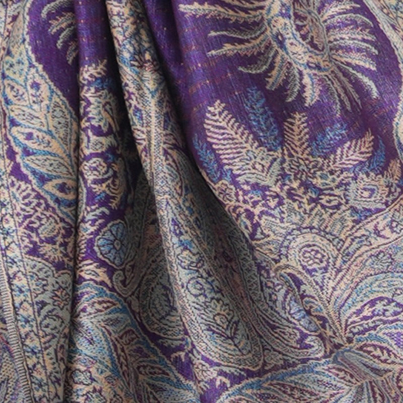 Phoenix Tail Paisley Pashmina Scarf – Thick Warm Wrap Shawl for Women, Luxurious Soft Fabric in 17 Vibrant Colors, Versatile for Formal Events, Everyday Wear & Gifting
