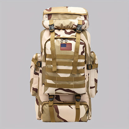 21 Gal Tactical Hiking Backpack 3-Day Assault Pack – Unisex MOLLE Oxford Fabric DIY Adjustable System for Hiking Camping Hunting Travel & Sports, 6 Colors
