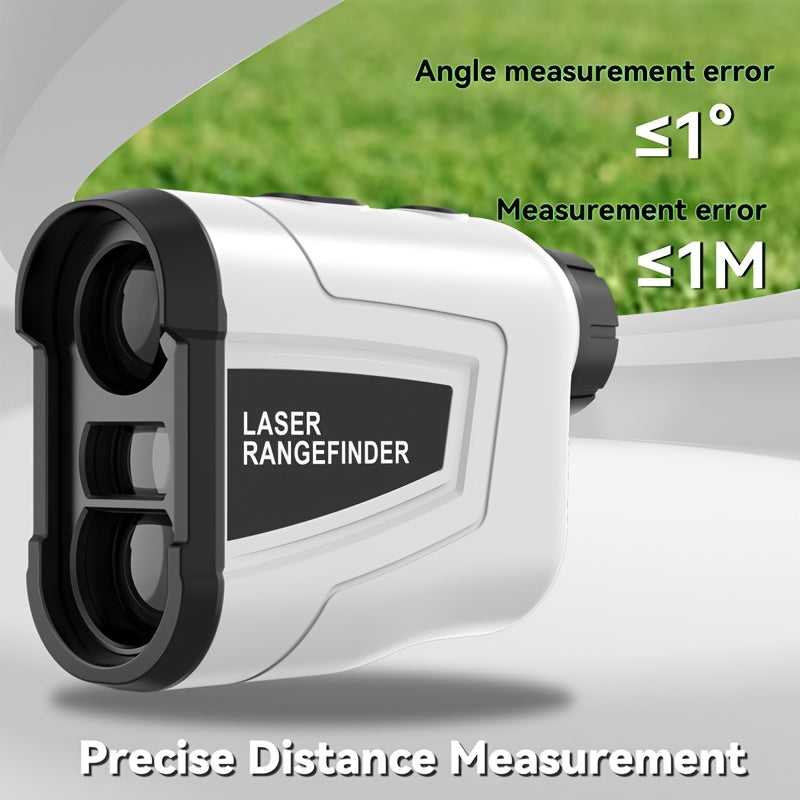 1200 Yard Laser Golf Rangefinder 6X Magnification Slope Switch Pulse Vibration Target Lock Type-C Rechargeable – Trajectory Compensation for Golf & Hunting