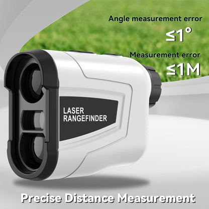 1200 Yard Laser Golf Rangefinder 6X Magnification Slope Switch Pulse Vibration Target Lock Type-C Rechargeable – Trajectory Compensation for Golf & Hunting