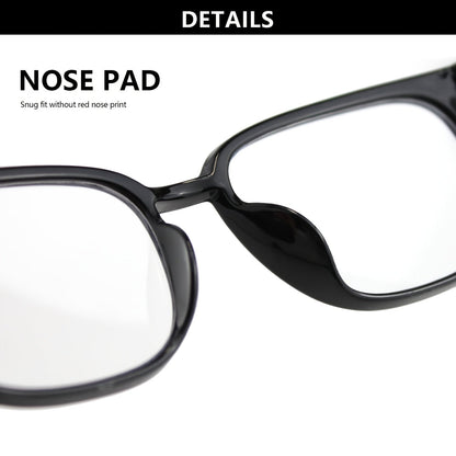 Reading Glasses Rectangle Frame with Spring Hinges – Lightweight PC Lens, +1.0 to +3.5 Magnification, Unisex Eyewear for Men & Women – Ideal for Computer, Reading & Everyday Wear