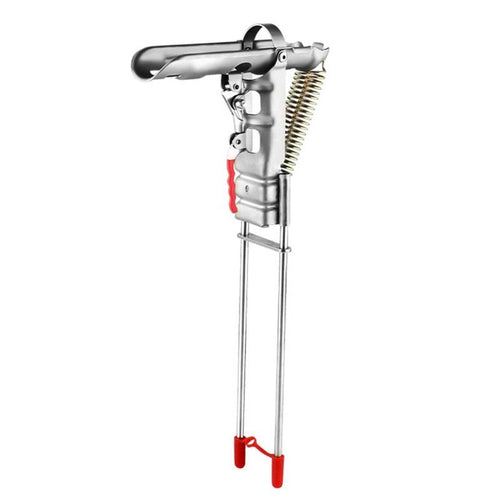 Stainless Steel Fishing Rod Holder with 360° Rotation – Rust-Proof Spring Clamp Ground Stand, No Assembly Required, High Sensitivity Bank Fishing Rod Bracket for All Rod Sizes, 35x17cm