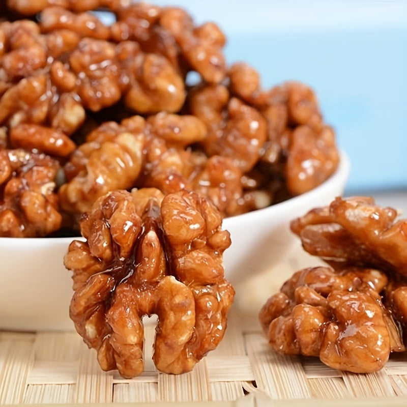 Mixed Nuts Gift Pack 8 Bags Honey Amber Walnuts Roasted Cashews - High Protein Gluten Free Low Calorie Healthy Snack for Office Parties Holiday Gifts