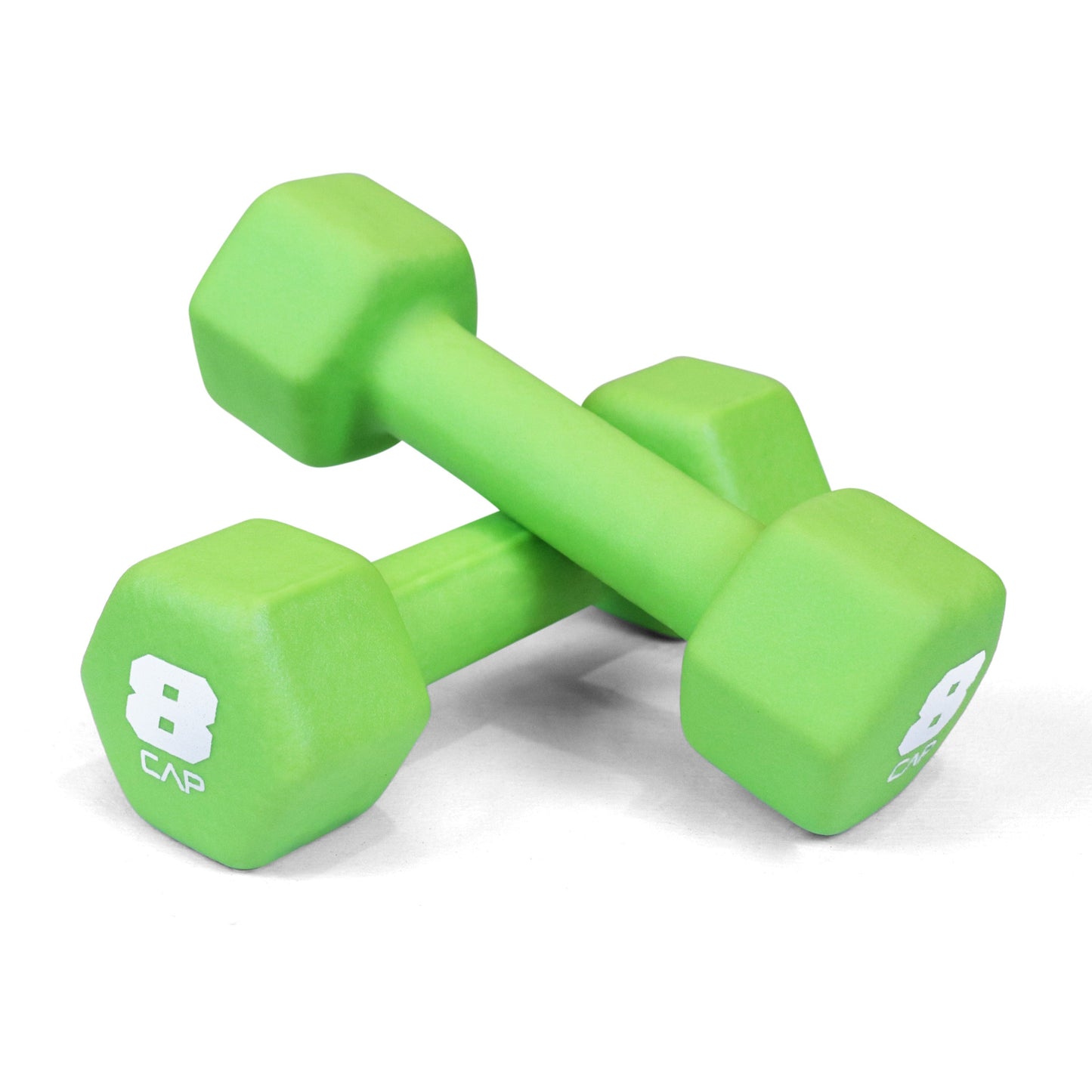 Neoprene Hex Dumbbell Set Pair - Non-Slip Color-Coded Cast Iron Hand Weights for Women & Men, Home Gym Strength Training Free Weights, 2LB to 15LB Sold in Pairs