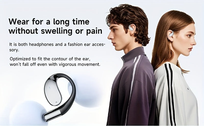 AI Translation Headset Bone Conduction Wireless Real-Time Translation 156 Languages 6-Mic Noise Cancellation Touch Control Deep Bass USB Charging – MIMIDI