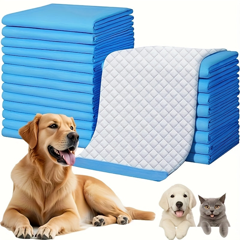 Dog Pee Pads XXXXL Extra Large 8-Layer Super Absorbent Leakproof Disposable Puppy Training Pads – 40/60/80/120 Count – For Dogs, Cats, Rabbits & Post-Surgery Use – Velora