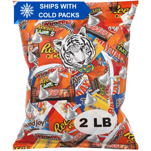 Bulk Variety Chocolate Candy Bag Individually Wrapped Assorted Mix for Parties Halloween Holidays Stocking Stuffers Office Snacks 2 lb 4 lb 6 lb