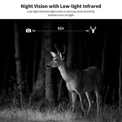 4G LTE Solar Trail Camera 4K Live View Night Vision 0.2s Trigger Remote Phone Access Motion Detection Wide Angle Wireless Game Camera for Deer Hunting Wildlife