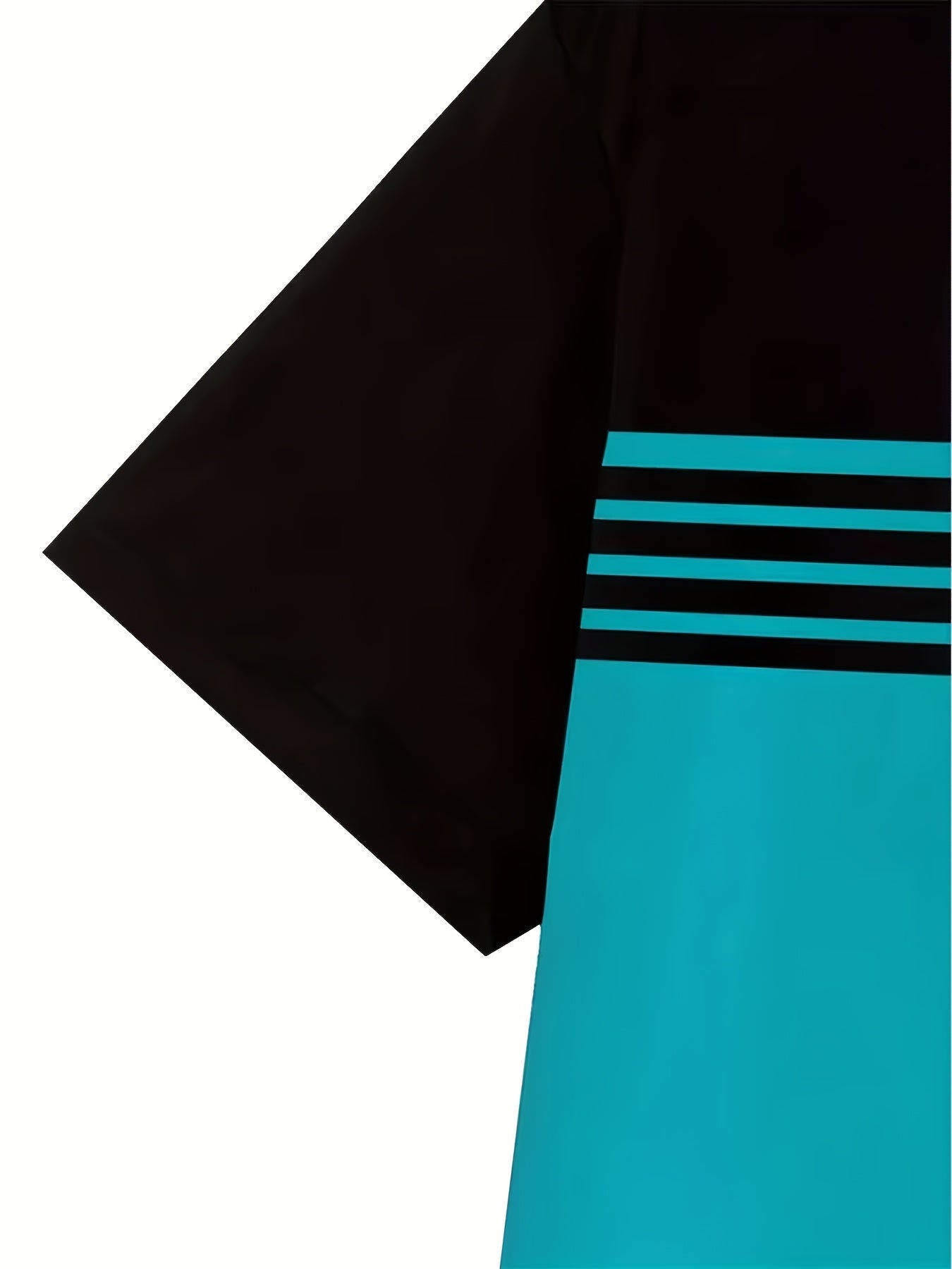 3-Pack Men's Moisture-Wicking Breathable T-Shirts – Vertical Stripe Sleeve Athletic Tees for Gym, Beach, Office & Semi-Formal Wear, Solid Color Round Neck, Machine Washable, Sizes S–XXXL