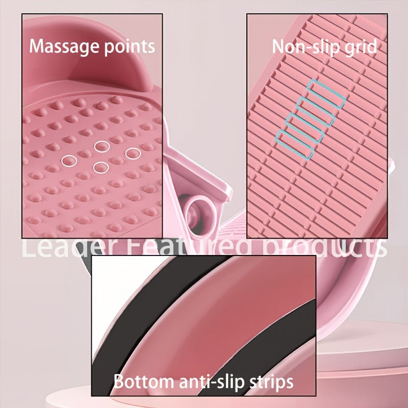 Calf Stretcher Foot Pedal for Balance Flexibility Training Muscle Massage & Yoga – Durable ABS Non-Slip Foot Rocker for Plantar Fasciitis Achilles Tendon Relief – Blue Black Pink Yellow, 1/2/3pcs