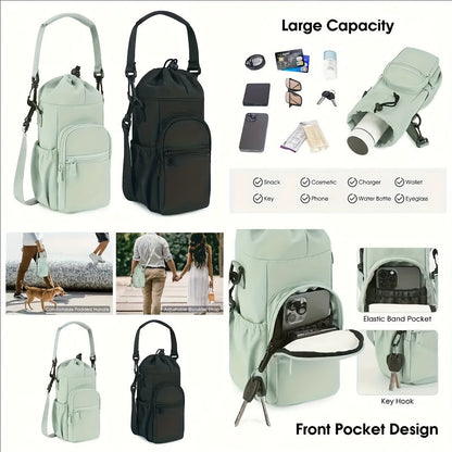 Crossbody Sling Bag One Shoulder Daypack – Lightweight Multi-Function Phone Bag with Adjustable Strap, Durable Fabric, for Outdoor Sports, Hiking, Travel, Fitness, Daily Use – Men & Women