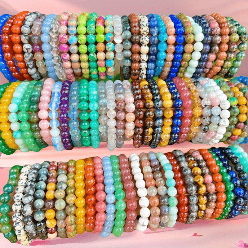 60-Piece Boho Handwoven Glass Bead Bracelet Set - Colorful Friendship Bracelets for Women Girls Best Friend Gift Game Day Fan Gear Daily Wear Stackable Layering Jewelry