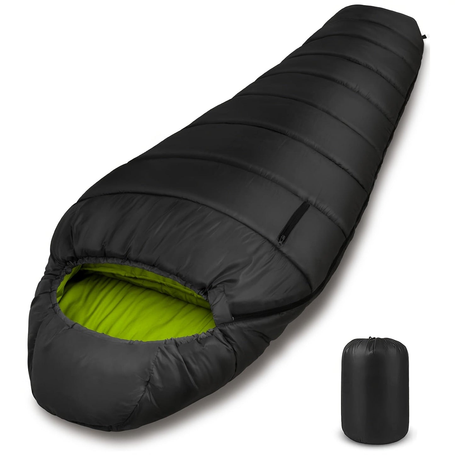 Mummy Sleeping Bag 15-45°F 3-4 Season Cold Weather Sleeping Bag for Adults – Warm Lightweight Washable Camping Sleeping Bag for Hiking, Backpacking, Traveling & Outdoor Activities