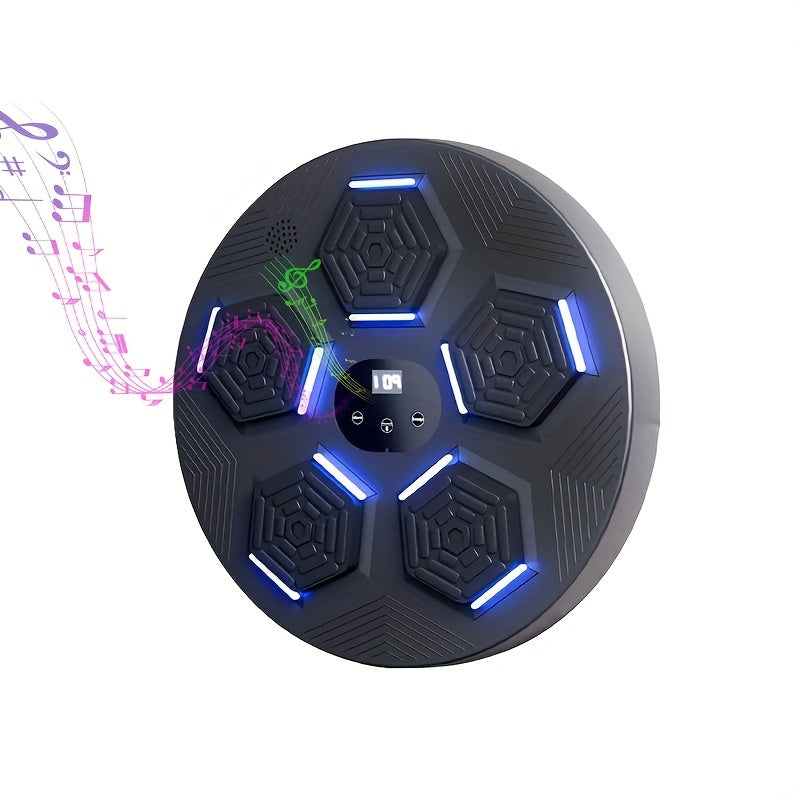 Wall Mounted Musical Boxing Machine with LED & Music, Home Gym Punch Training Target Equipment for Boxing Exercise & Stress Relief, Ordinary, Upgrade & Premium Models - Fun Indoor Sports Fitness