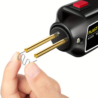 100W Plastic Welding Repair Kit with 250 Staples – Hot Staple Gun Welder for Car Bumper Repair, Auto Body Plastic Restoration, Fender & Fairing Fix, DIY Plastic Welder Tool for Home & Auto Use