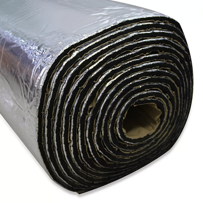 Car Sound Deadener & Heat Shield Mat 22/26 Sqft – Self-Adhesive Aluminum Foil Noise Reduction Insulation, Easy Cut & Install for Floor Door Trunk, Free Installation Tools Included